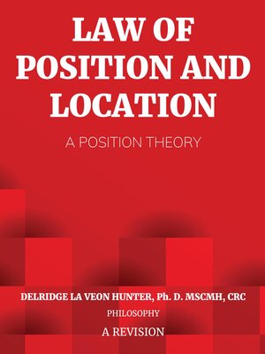 cover image of Law of Position and Location